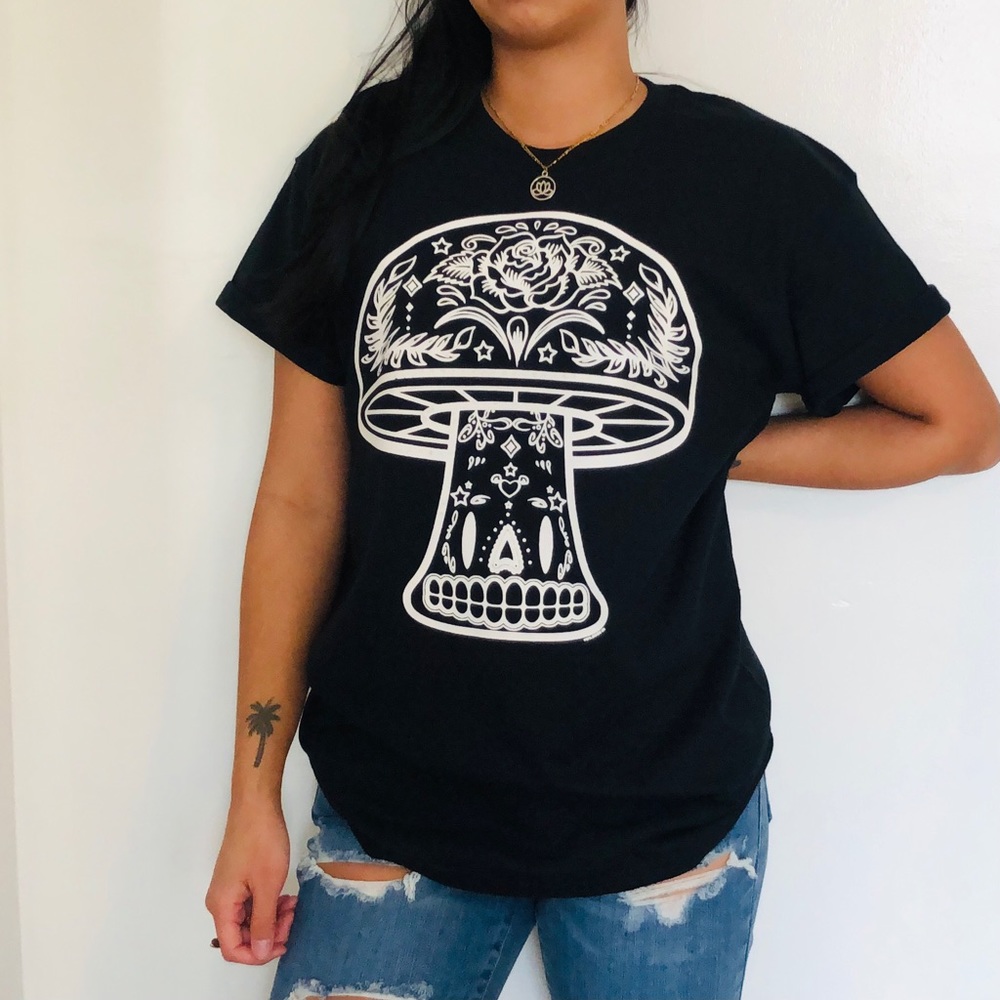 Lazy Daze Apparel “MUSHROOMS Graphic Tees”